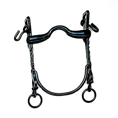 Bocado vaquero pavonado