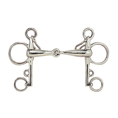 Bocado Pelham partido inox