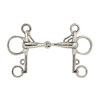 Bocado Pelham partido inox