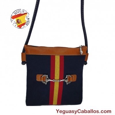 Bolso bandolera bocado caballos pequeño
