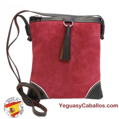 Bolso bandolera con borla ecuestre