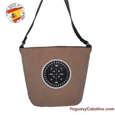Bolso bandolera cubo con pikao equitación