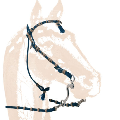 Cabezada Western nylon
