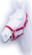 Cabezada cuadra nylon sencilla con mosqueton
