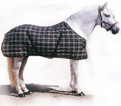 * Oferta Manta invierno cuadros acolchada Zaldi