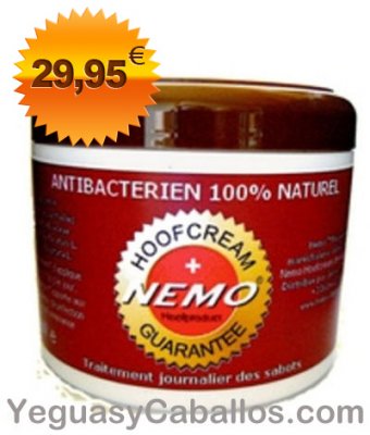 * Oferta Nemo Hoofcream. Crema Hidratante para cascos
