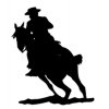 Pegatina caballos 13