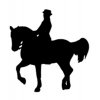 Pegatina caballos 16