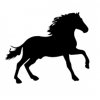 Pegatina caballos 3