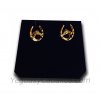 Pendientes con herradura y caballo
