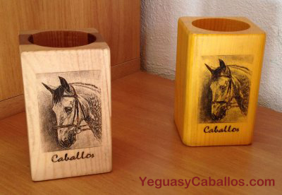 Portalapices artesano en madera