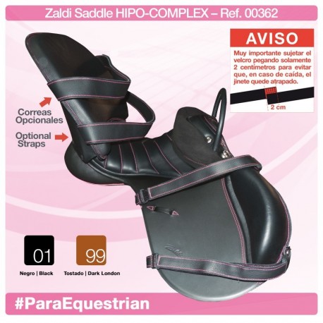 Silla Zaldi Inglesa Paraecuestre Hipo