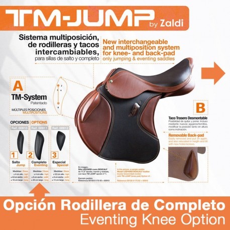 Rodillera Opción Silla Zaldi TM-Jump Nº2