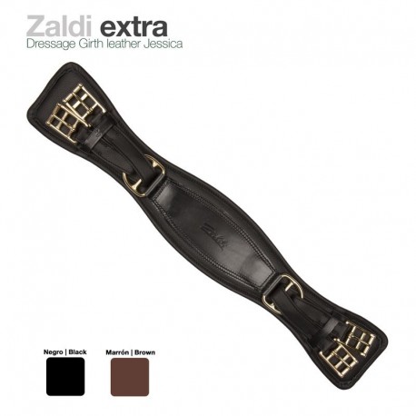 Cincha Doma Zaldi Extra cuero Jessica