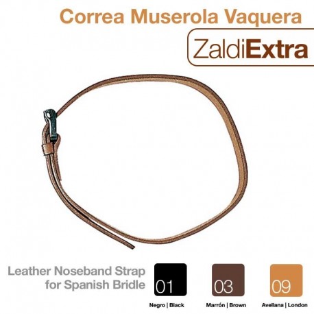 Correa muserola vaquera Zaldi Extra