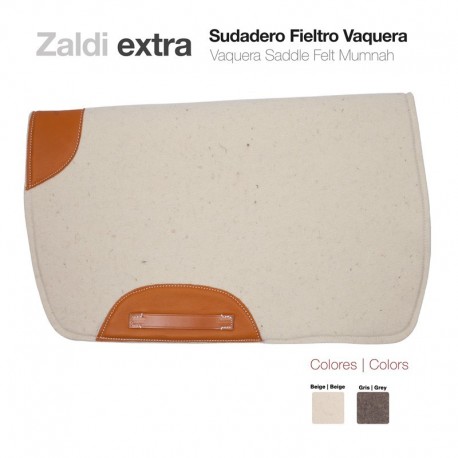Sudadero Zaldi Extra fieltro vaquera