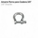 Amarre perno para cadena 3/8"