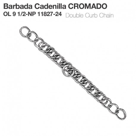 Barbada cadenilla cromado