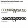 Barbada cadenilla extra ancha