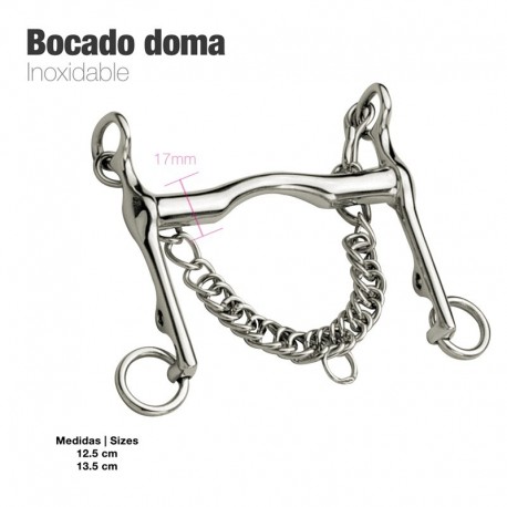 Bocado doma inox
