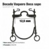 Bocado vaquero barra curva boca sapo