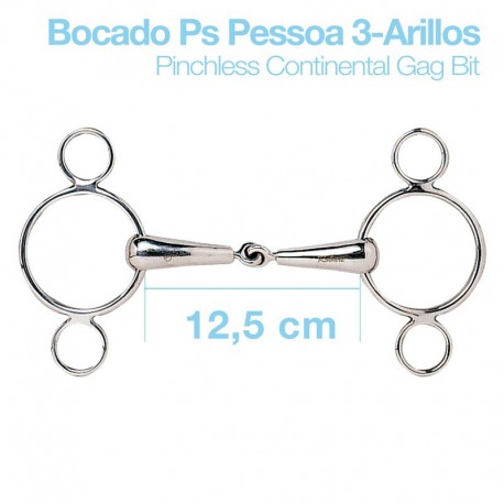 Bocado PS Pessoa 3 arillos