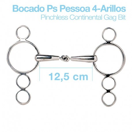 Bocado PS Pessoa 4 arillos