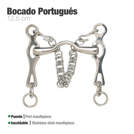 Bocado Portugués inox