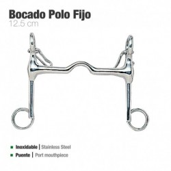 Bocado polo fijo inox