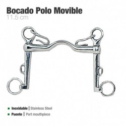 Bocado polo movible inox