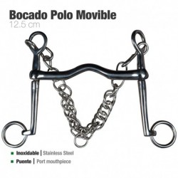 Bocado polo movible inox económico