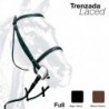 Cabezada montar rienda trenzada