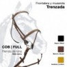 Cabezada montar rienda lona