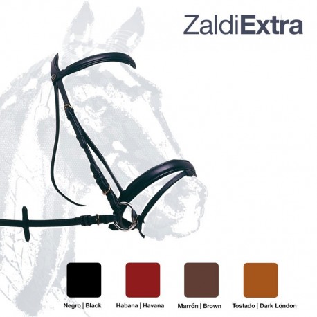 Cabezada de montar inglesa Zaldi Extra Doma