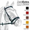 Cabezada de montar inglesa Zaldi Extra muserola alemana