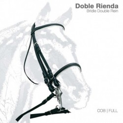Cabezada montar doble rienda