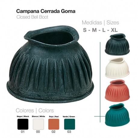 Campana cerrada goma