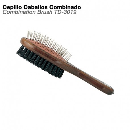 Cepillo caballos combinado