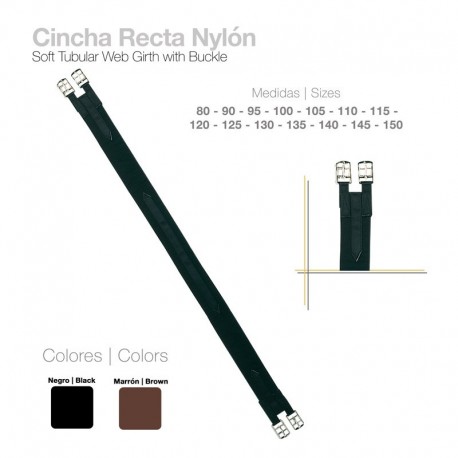 Cincha recta nylon