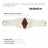 Cincha Western Tejana cuerda ancha