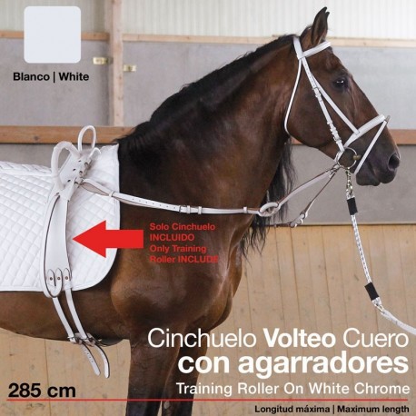 Cinchuelo volteo cuero con agarradores