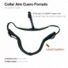 Collar aire cuero forrado