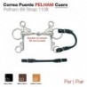 Correa puente Pelham cuero 