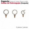 Conjunto anillas sobreagujas para enganche