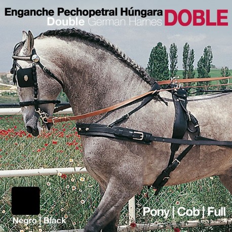 Enganche pechopetral a la Húngara doble