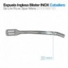 Espuela inglesa blister inox caballero gallo 20 mm