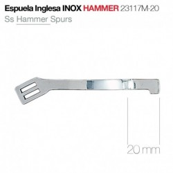 Espuela inglesa inox hammer gallo 20 mm