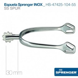 Espuela HS-Sprenger inox gallo 30 mm