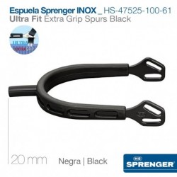 Espuela HS-Sprenger negro gallo 20 mm