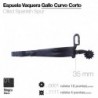 spuela vaquera gallo curvo corto